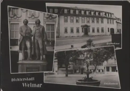 Weimar - u.a. Goethehaus - 1968