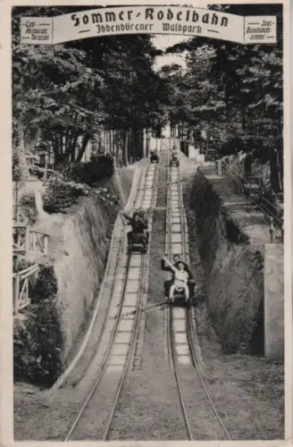 Ibbenbüren - Waldpark, Sommer-Rodelbahn - 1959