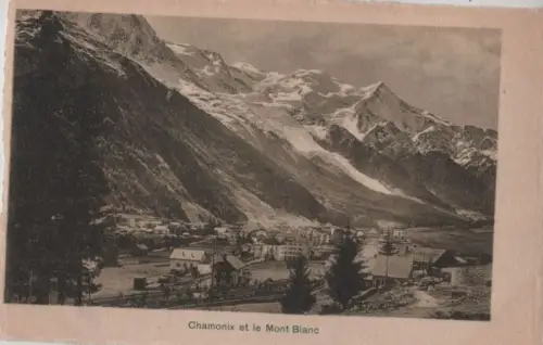 Frankreich - Chamonix-Mont-Blanc - Frankreich - mit Mont Blanc