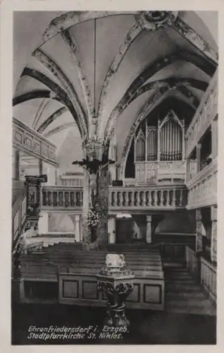 Ehrenfriedersdorf - Stadtpfarrkirche St. Niklas - ca. 1955