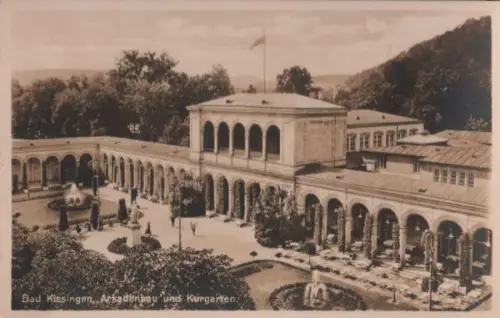 Bad Kissingen - Arkaden und Kurgarten - ca. 1950