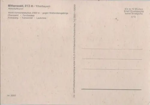 Mittenwald - 7 Bilder