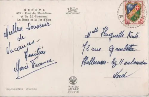 Schweiz - Genf - Schweiz - zwei Bilder