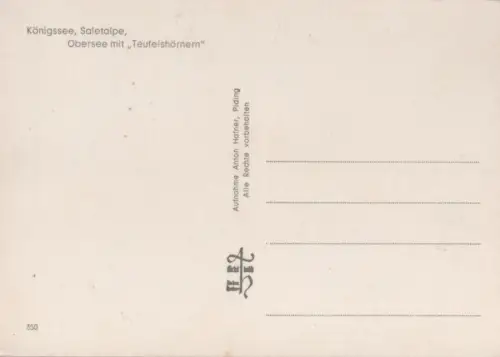 Königssee - Saletalpe