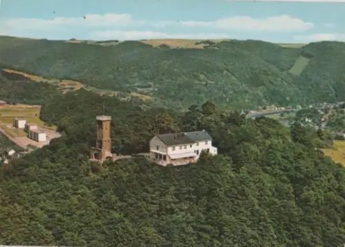 Bad Ems Concordiaturm - Luftbild - ca. 1975