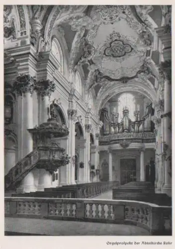 Orgelprospekt der Abteikirche Rohr - ca. 1955
