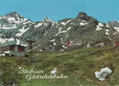 Österreich - Österreich - Stubaier Gletscherbahn - ca. 1975
