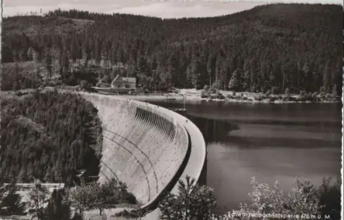 Schwarzenbachtalsperre - bei Forbach - 1960