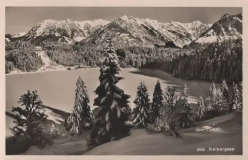 Freibergsee - mit Hotel und Nebelhorn - 1959