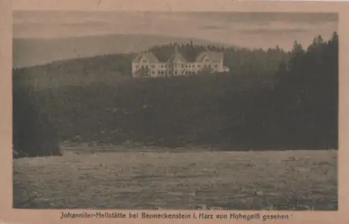 Braunlage - Benneckenstein - Johanniter-Heilstätte - ca. 1935
