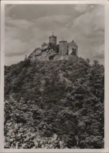 Eisenach - Wartburg von Südwesten - 1957