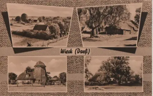 Wieck am Darß - 4 Teilbilder - 1967
