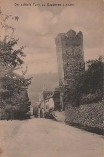 Dausenau - Der schiefe Turm - ca. 1935