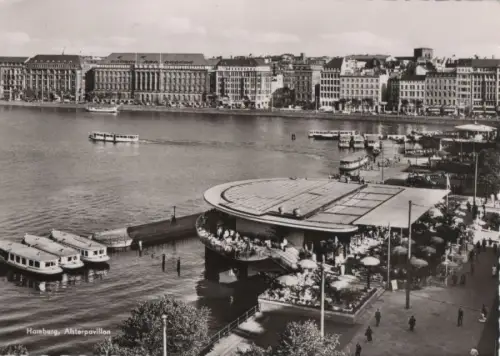 Hamburg - Alsterpavillon - 1954