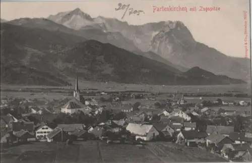 Partenkirchen - mit Zugspitze - ca. 1935
