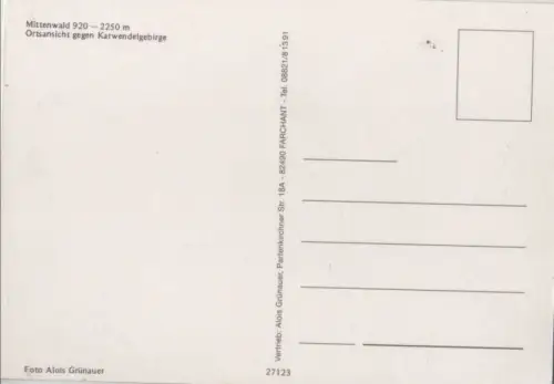 Mittenwald - Ortsansicht