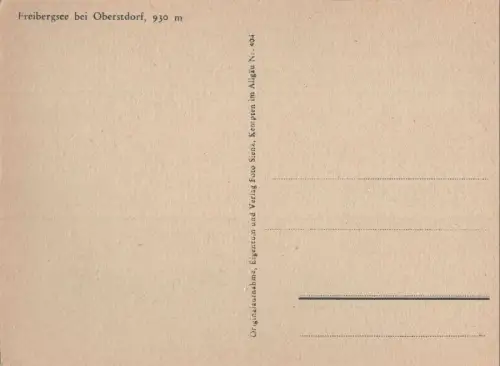 Oberstdorf - Freibergsee