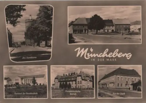 Müncheberg - u.a. Festsaal der Berufsschule - 1964
