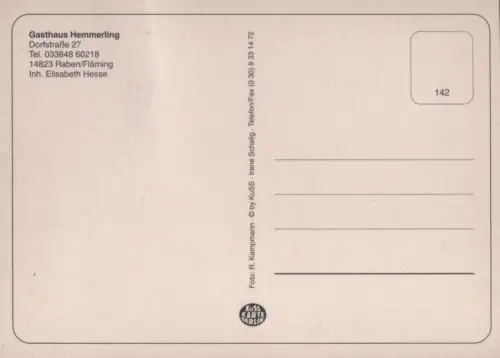 Rabenstein OT Raben - Gasthaus Hemmerling