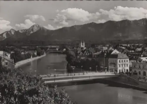 Österreich - Österreich - Villach - Draubrücke mit Mittagskogel - ca. 1965