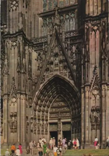 Köln - Dom, Westportal - 1968