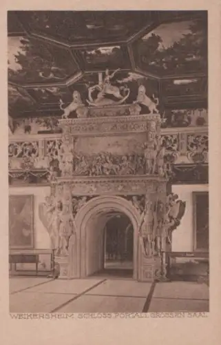 Weikersheim - Schloss Portal - Großer Saal - ca. 1935