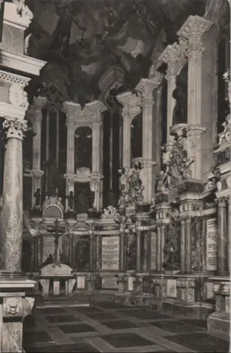 Freiberg - Blick in die kurfürstliche Begräbniskapelle - 1960