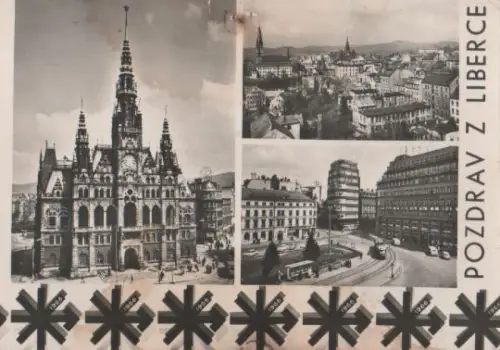 Tschechien - Tschechien - Pozdrav z Liberce - 1961