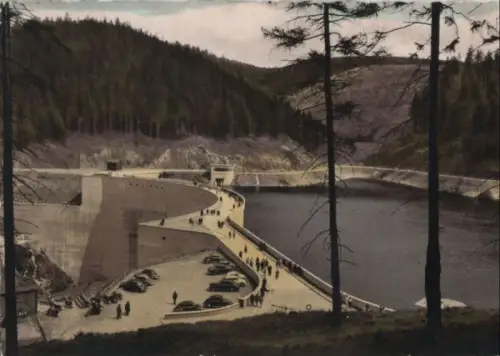 Okertalsperre - Sperrmauer - ca. 1950