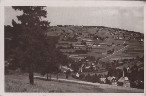 Klingenthal - Sachsenberg-Georgenthal - Blick zum Aschberg - ca. 1950