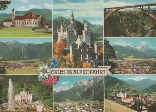 Schwangau - Alpen u.a. Neuschwanstein - ca. 1975