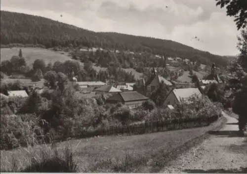 Schmiedeberg - Blick vom Naundorfer Weg - 1974