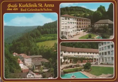 Grüße von der Kurklinik St. Anna, Bad Griesbach/Schw. - 1996