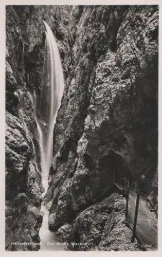 Garmisch-Partenkirchen - Höllentalklamm b. Garmisch - Wasserfall - ca. 1935