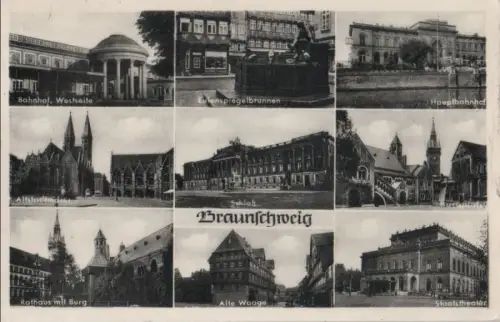 Braunschweig - u.a. Alte Waage - 1957