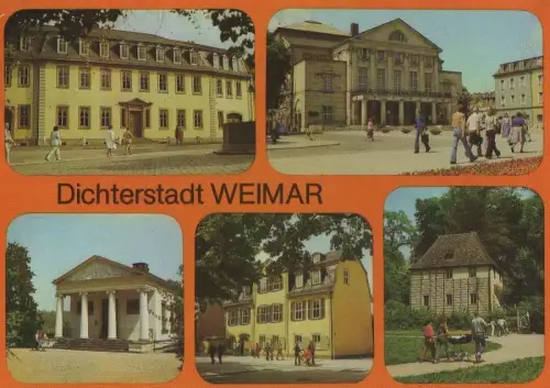 Weimar - u.a. Schillerhaus - 1988