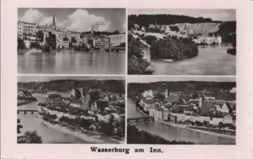 Wasserburg am Inn - mit 4 Bildern - ca. 1960