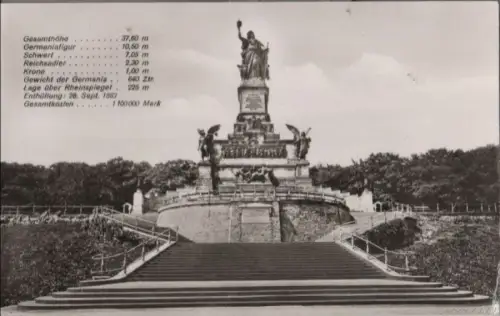 Rüdesheim - Niederwalddenkmal - 1969