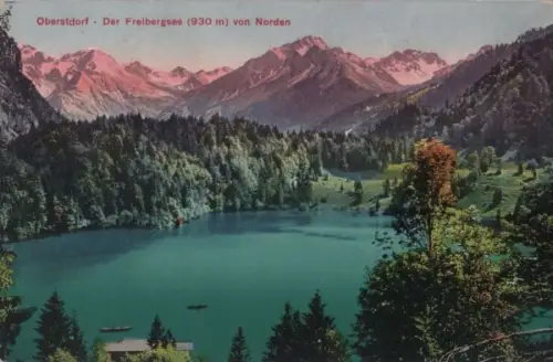 Oberstdorf - Freibergsee von Norden - ca. 1925