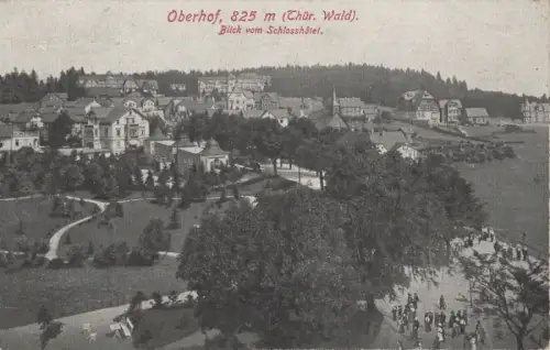 Oberhof - Blick vom Schlosshotel