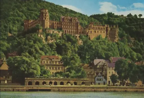 Heidelberg - Schloss von Hirschgasse - 1971