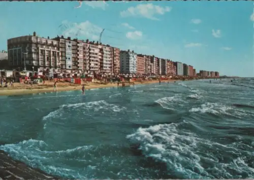 Belgien - Belgien - Ostende / Oostende - Strand en dijk - 1970
