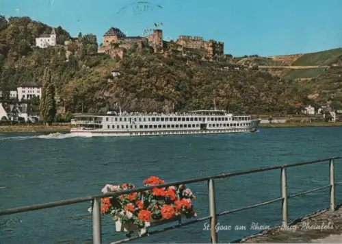 St. Goar - with the castle Rheinfels - 1983