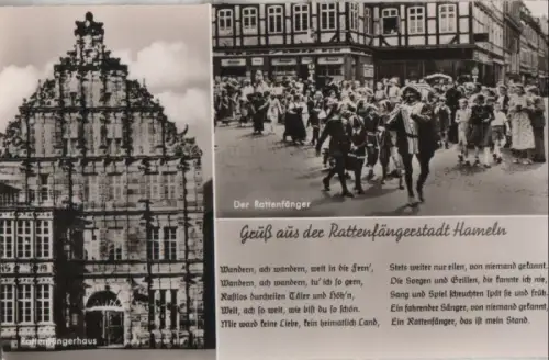 Hameln - u.a. Rattenfängerhaus - ca. 1960