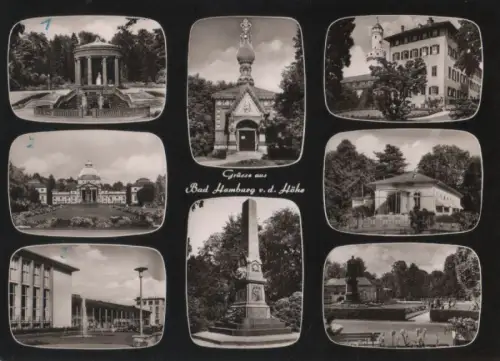 Bad Homburg - 8 Teilbilder - 1963