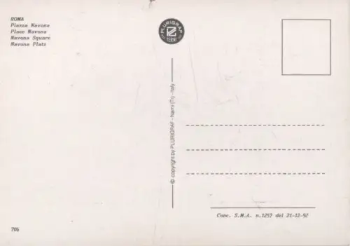 Italien - Rom - Roma - Italien - Navona Platz