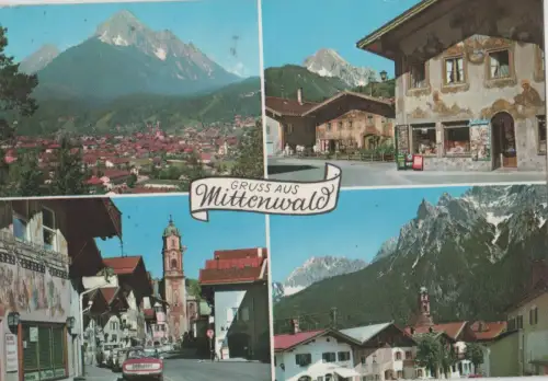 Mittenwald - mit 4 Bildern - 1973
