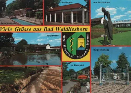 Lippstadt-Bad Waldliesborn - u.a. Kurpromenade - 1991