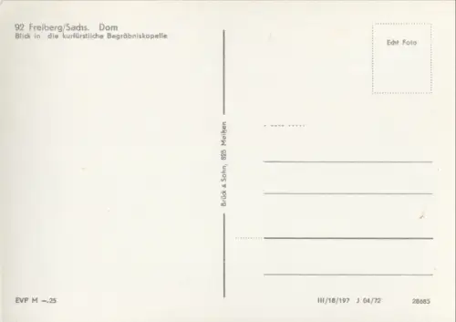 Freiberg - Dom, Begräbniskapelle