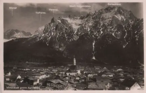 Mittenwald - gegen Karwendel - 1941
